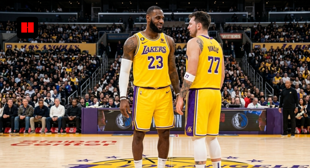 Luka Bails Out Lakers in OT LeBron Grins Thats a Generational Dude