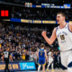 Nikola Jokic celebrates as Denver Nuggets dominate Golden State Warriors 116-93 at Ball Arena